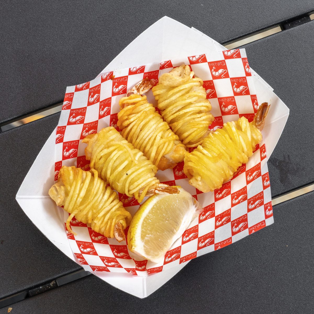 No Shells. Just Shrimp.
