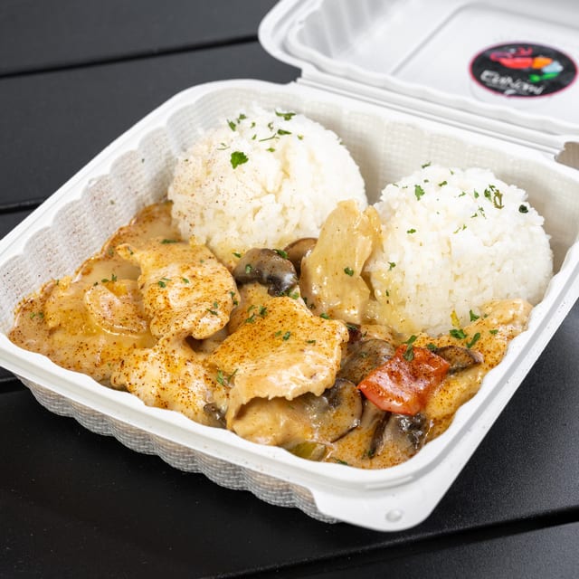 Chicken à la King.