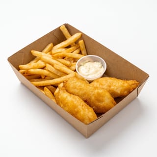 Fish and Chips (4 pc)